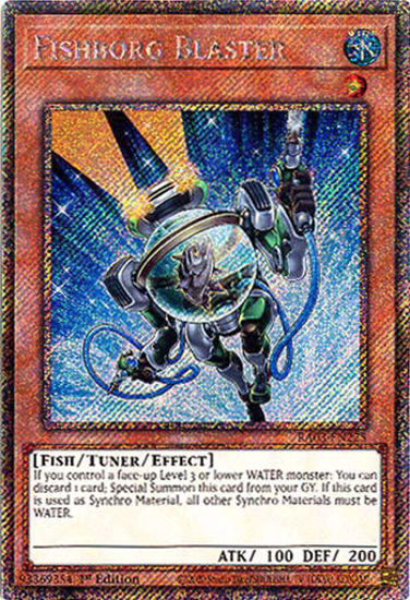 Fishborg Blaster - RA03-EN225 - Platinum Secret Rare 1st Edition