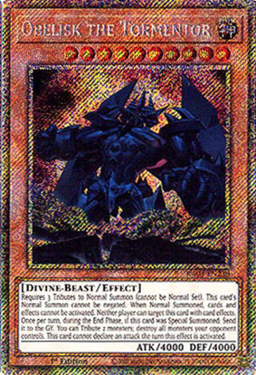 Obelisk the Tormentor - RA03-EN230 - Platinum Secret Rare 1st Edition