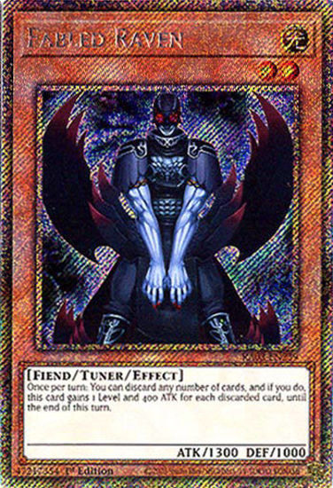 Fabled Raven - RA03-EN239 - Platinum Secret Rare 1st Edition