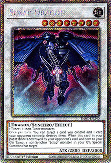 Scrap Dragon - RA03-EN240 - Platinum Secret Rare 1st Edition