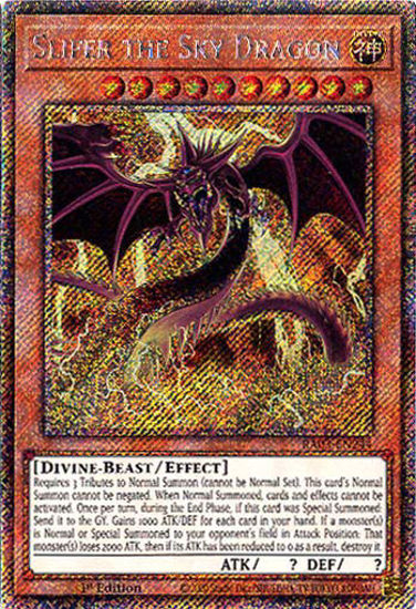 Slifer the Sky Dragon - RA03-EN244 - Platinum Secret Rare 1st Edition