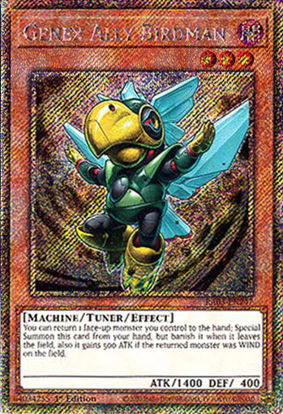 Genex Ally Birdman - RA03-EN247 - Platinum Secret Rare 1st Edition