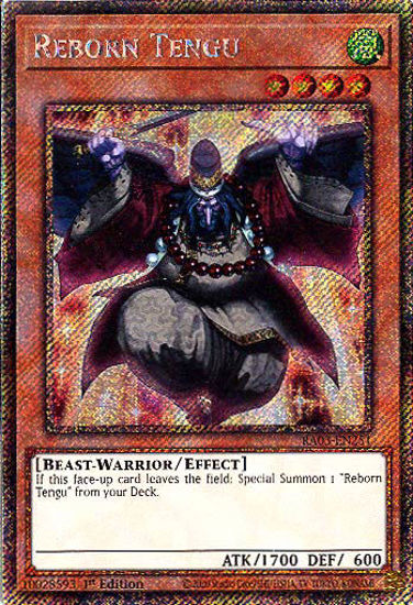 Reborn Tengu - RA03-EN251 - Platinum Secret Rare 1st Edition