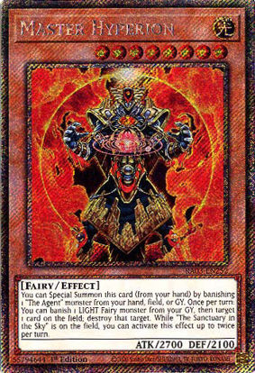 Master Hyperion - RA03-EN252 - Platinum Secret Rare 1st Edition