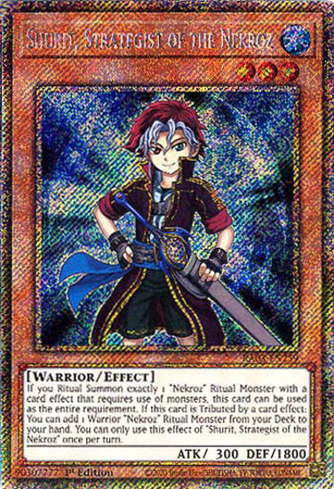 Shurit, Strategist of the Nekroz - RA03-EN259 - Platinum Secret Rare 1st Edition