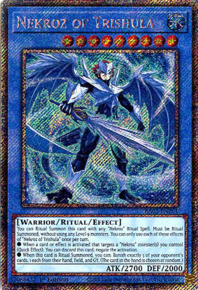 Nekroz of Trishula - RA03-EN261 - Platinum Secret Rare 1st Edition