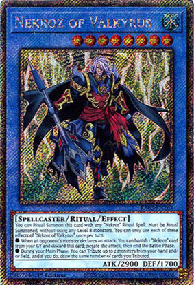 Nekroz of Valkyrus - RA03-EN263 - Platinum Secret Rare 1st Edition