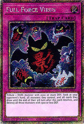 Full Force Virus - RA03-EN267 - Platinum Secret Rare 1st Edition