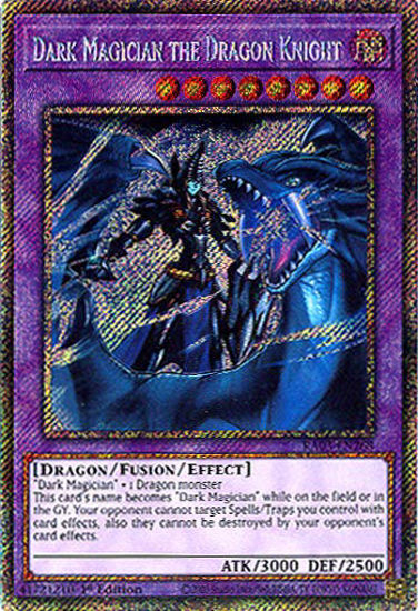 Dark Magician the Dragon Knight - RA03-EN268 - Platinum Secret Rare 1st Edition