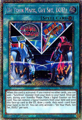 On Your Mark, Get Set, DUEL - RA03-EN276 - Platinum Secret Rare 1st Edition