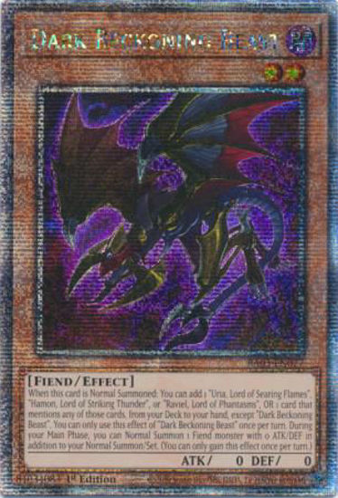 Dark Beckoning Beast - RA03-EN027 - Collector's Rare 1st Edition