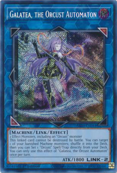 Galatea, the Orcust Automaton - RA03-EN044 - Quarter Century Secret Rare 1st Edition