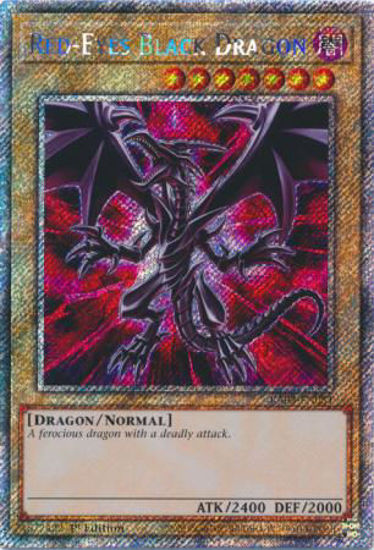 Red-Eyes Black Dragon - RA03-EN081 - Quarter Century Secret Rare 1st Edition