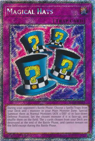 Magical Hats - RA03-EN107 - Quarter Century Secret Rare 1st Edition