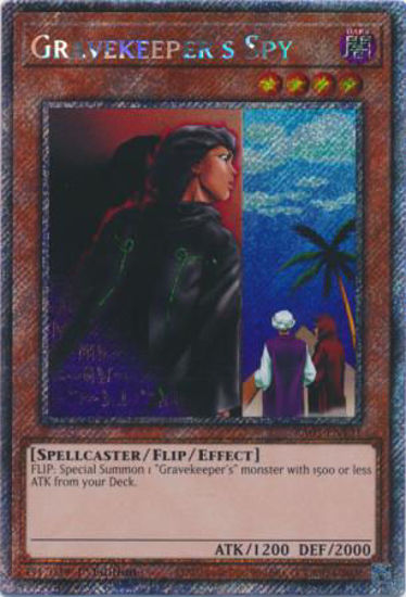 Gravekeeper's Spy - RA03-EN121 - Quarter Century Secret Rare 1st Edition