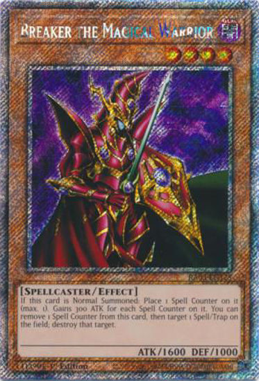 Breaker the Magical Warrior - RA03-EN125 - Quarter Century Secret Rare 1st Edition