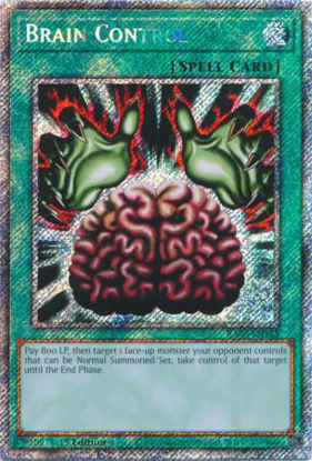 Brain Control - RA03-EN154 - Quarter Century Secret Rare 1st Edition