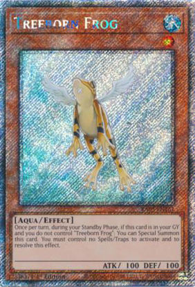 Treeborn Frog - RA03-EN161 - Quarter Century Secret Rare 1st Edition