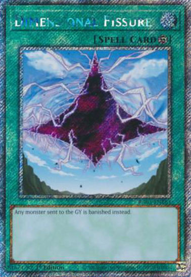 Dimensional Fissure - RA03-EN163 - Quarter Century Secret Rare 1st Edition