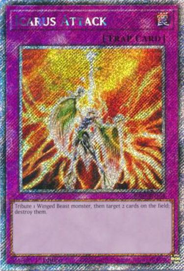 Icarus Attack - RA03-EN165 - Quarter Century Secret Rare 1st Edition