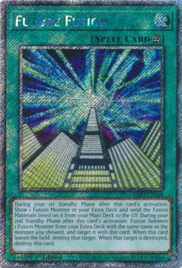 Future Fusion - RA03-EN168 - Quarter Century Secret Rare 1st Edition