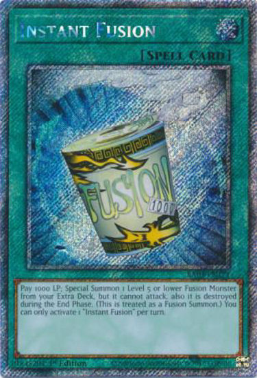 Instant Fusion - RA03-EN171 - Quarter Century Secret Rare 1st Edition