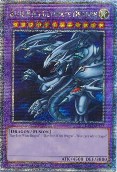 Blue-Eyes Ultimate Dragon - RA03-EN178 - Quarter Century Secret Rare 1st Edition