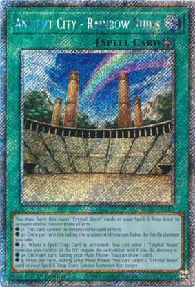 Ancient City - Rainbow Ruins - RA03-EN181 - Quarter Century Secret Rare 1st Edition