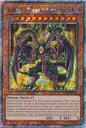 Yubel - Terror Incarnate - RA03-EN190 - Quarter Century Secret Rare 1st Edition