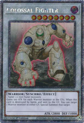 Colossal Fighter - RA03-EN200 - Quarter Century Secret Rare 1st Edition