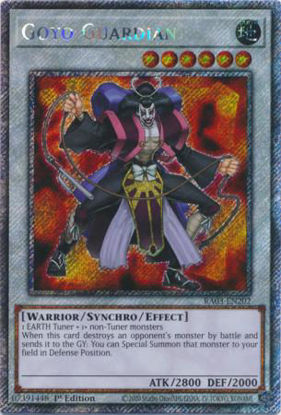 Goyo Guardian - RA03-EN202 - Quarter Century Secret Rare 1st Edition