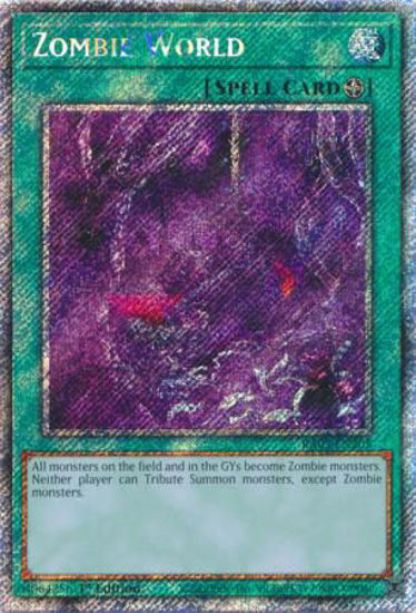 Zombie World - RA03-EN205 - Quarter Century Secret Rare 1st Edition