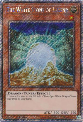 The White Stone of Legend - RA03-EN208 - Quarter Century Secret Rare 1st Edition