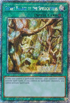 Secret Village of the Spellcasters - RA03-EN209 - Quarter Century Secret Rare 1st Edition