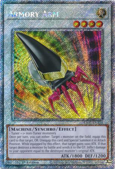 Armory Arm - RA03-EN213 - Quarter Century Secret Rare 1st Edition