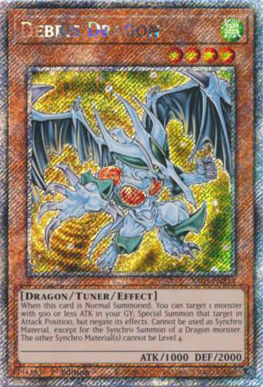 Debris Dragon - RA03-EN214 - Quarter Century Secret Rare 1st Edition