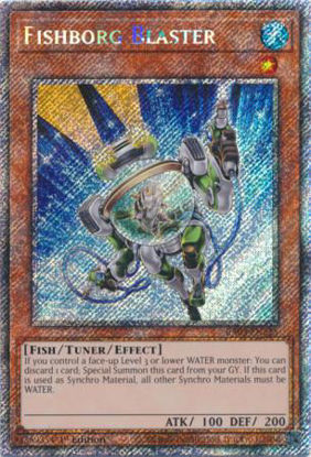 Fishborg Blaster - RA03-EN225 - Quarter Century Secret Rare 1st Edition