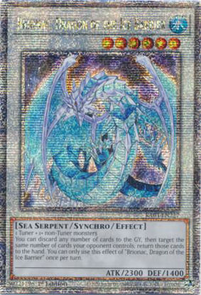 Brionac, Dragon of the Ice Barrier - RA03-EN227 - Quarter Century Secret Rare 1st Edition