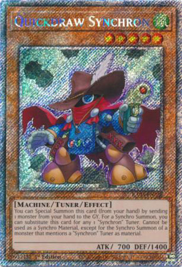 Quickdraw Synchron - RA03-EN228 - Quarter Century Secret Rare 1st Edition