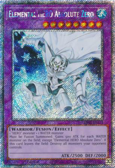 Elemental HERO Absolute Zero - RA03-EN231 - Quarter Century Secret Rare 1st Edition