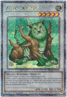 Naturia Beast - RA03-EN238 - Quarter Century Secret Rare 1st Edition