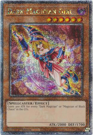 Dark Magician Girl V4 - RA03-EN123 - Quarter Century Secret Rare 1st Edition