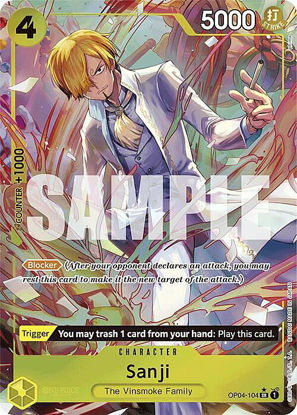 Sanji (Alternate Art) - OP04-104a - Alternate Art