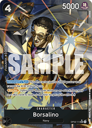 Borsalino (Alternate Art) - OP02-114a - Alternate Art