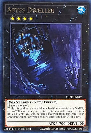 Abyss Dweller - CRBR-EN012 - Rare 1st Edition