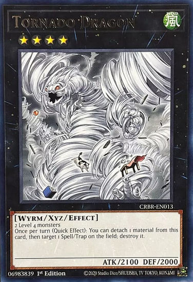 Tornado Dragon - CRBR-EN013 - Rare 1st Edition