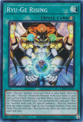 Ryu-Ge Rising - CRBR-EN035 - Super Rare 1st Edition