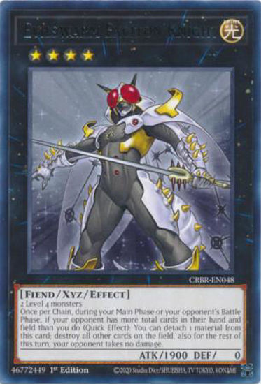 Evilswarm Exciton Knight - CRBR-EN048 - Rare 1st Edition