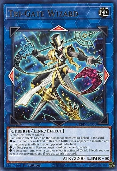 Tri-Gate Wizard - CRBR-EN050 - Rare 1st Edition