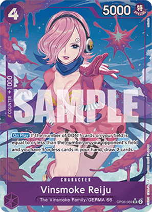 Vinsmoke Reiju (Alternate Art) The Best - OP06-069aa - Alternate Art